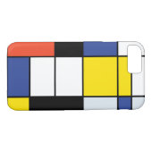 Piet Mondrian Composition A - Abstracte moderne ku Case-Mate iPhone Case (Achterkant (Horizontaal))