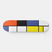 Piet Mondrian Composition A - Abstracte moderne ku Skateboard (Horizontaal)
