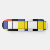 Piet Mondrian Composition A - Abstracte moderne ku Skateboard (Horizontaal)