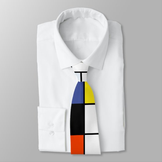 Piet Mondrian Composition A - Abstracte moderne ku Stropdas (Gebonden)