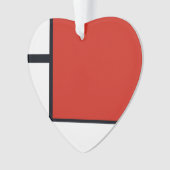 Piet Mondrian - Composition Abstrait géométrique (devant)