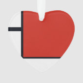 Piet Mondrian - Composition Abstrait géométrique (devant)