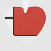 Piet Mondrian - Composition Abstrait géométrique (dos)