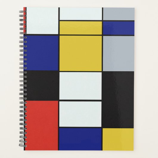 Piet Mondrian - Composition Abstrait géométrique (Devant)