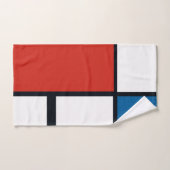 Piet Mondrian - Composition Abstrait géométrique (Serviette à main)