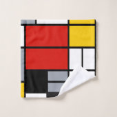 Piet Mondrian, Composition avec un grand plan roug (Gant de toilette)
