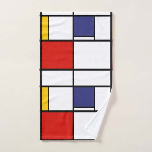 Piet Mondrian, Composition C (Serviette à main)
