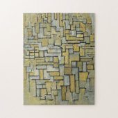 Piet Mondrian Composition in Brown and Grey Legpuzzel (Verticaal)