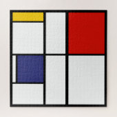 Piet Mondrian, Grote Compositie C Legpuzzel (Horizontaal)