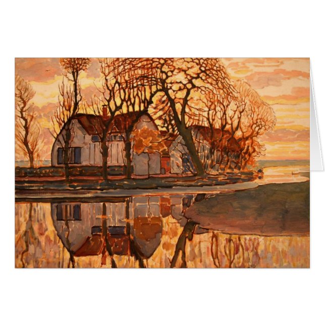 Piet Mondrian Modern Art (Voorkant Horizontaal)