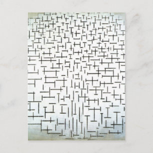 Piet Mondrian Modern Art Briefkaart
