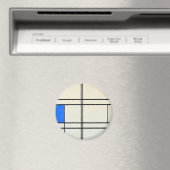 Piet Mondrian Modern Art Magneet (Insitu (Vaatwasser))