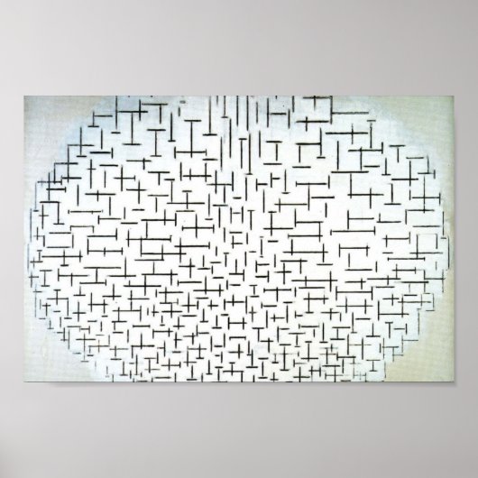 Piet Mondrian Modern Art Poster (Voorkant)