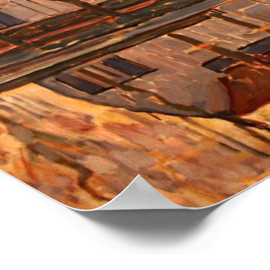 Piet Mondrian Modern Art Poster (Hoek)