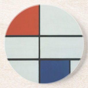 Piet Mondrian Modern Art Zandsteen Onderzetter