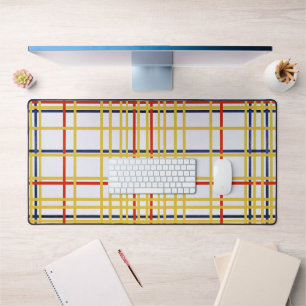 Piet Mondrian New York City I Abstracte Kunst Bureaumat