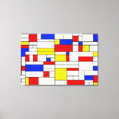 Piet Mondrian Style toile d'art Abstrait Impressio (Recto)