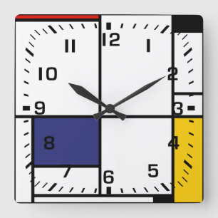 Piet Mondrian, Tableau 1 Vierkante Klok