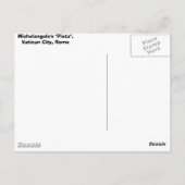 Pieta Briefkaart (Achterkant)