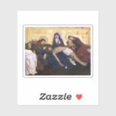 Pietà de Villeneuve-lès-Avignon Sticker Carré (Feuille)