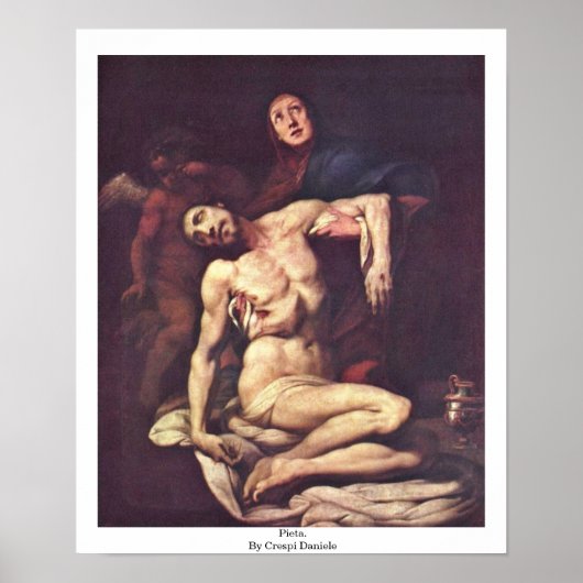 Pieta. door Crespi Daniele Poster (Voorkant)