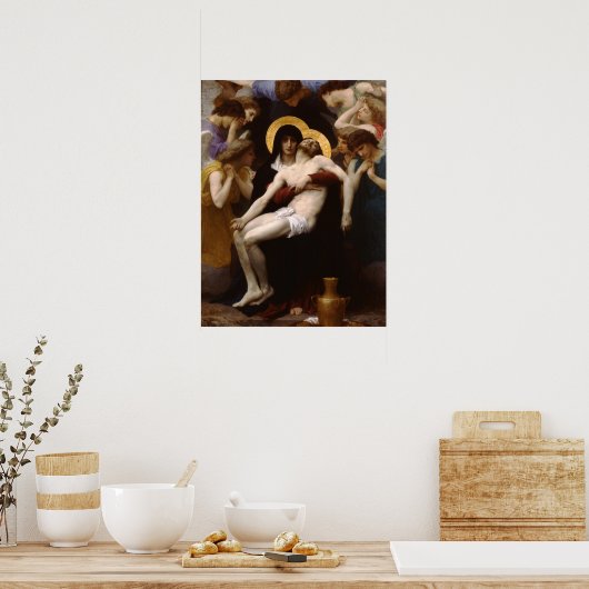 pieta Jezus Christus en Maagd Mary Poster (Keuken)