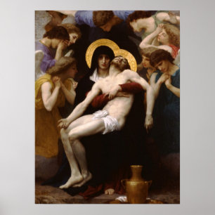 pieta Jezus Christus en Maagd Mary Poster