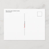 Pieta (SAU 23) Briefkaart (Achterkant)