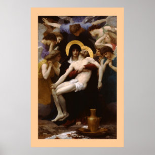 Pieta van Bouguereau Poster