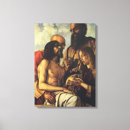 Pieta van Giovanni Bellini, Renaissance Fine Art Canvas Afdruk (Voorkant)