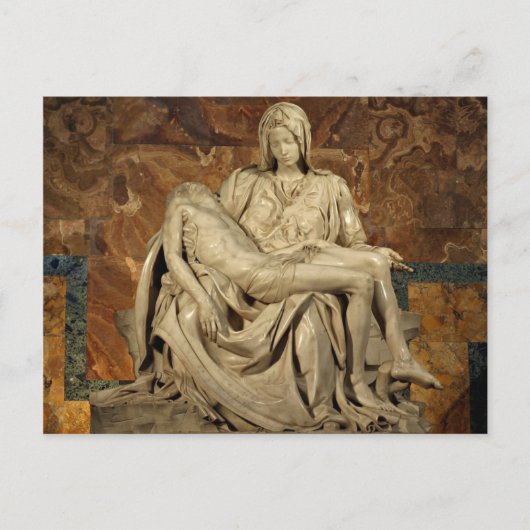 Pieta van Michelangelo Briefkaart (Voorkant)