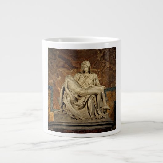 Pieta van Michelangelo Extra Grote Mok (Voorkant)