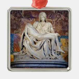 Pieta van Michelangelo Metalen Ornament