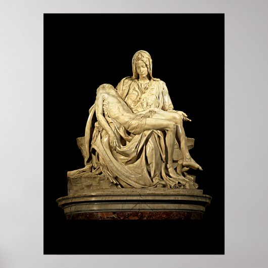 Pieta van Michelangelo Poster (Voorkant)