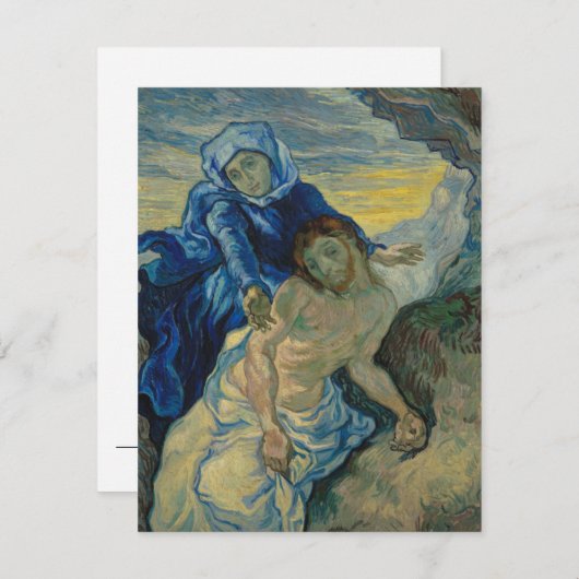 Pieta, Vincent Van Gogh Carte pour notes (Devant / Derrière)