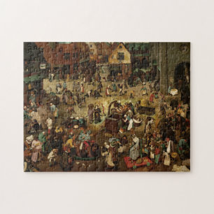 PIETER BRUEGEL - Bestrijding tussen carnaval en le Legpuzzel