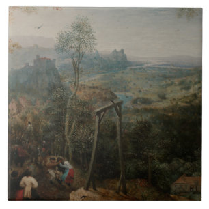 Pieter Bruegel de Elder-De Magpie op de Gallows Tegeltje