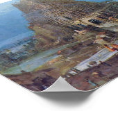 Pieter Bruegel de Elder - toren van Babel Poster (Hoek)