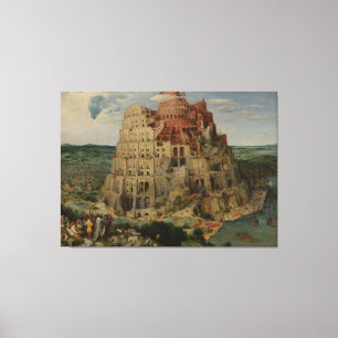Pieter Bruegel de Elder Tower van Babel Canvas Afdruk