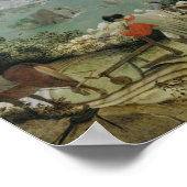 Pieter Bruegel de Herfst van Icarus van het Ouderl Poster (Hoek)