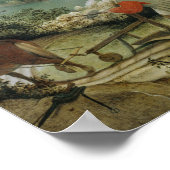 Pieter Bruegel de Herfst van Icarus van het Ouderl Poster (Hoek)
