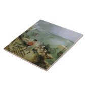 Pieter Bruegel de Herfst van Icarus van het Ouderl Tegeltje (Zijkant)