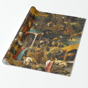 Pieter Bruegel de Oude - De Nederlandse Spreekwoor Cadeaupapier