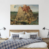 Pieter Bruegel de Oude Toren van Babel Canvas Afdruk (Insitu (Slaapkamer))