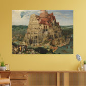 Pieter Bruegel de Oude Toren van Babel Canvas Afdruk (Insitu (Woonkamer))