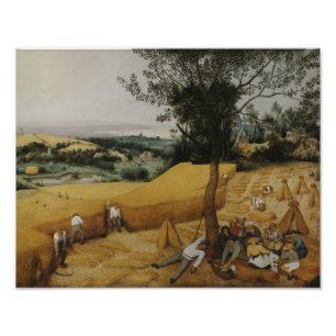 Pieter Bruegel de Ouder - De Harvesters Foto Afdruk