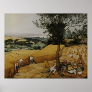 Pieter Bruegel de Ouder - De Harvesters Poster
