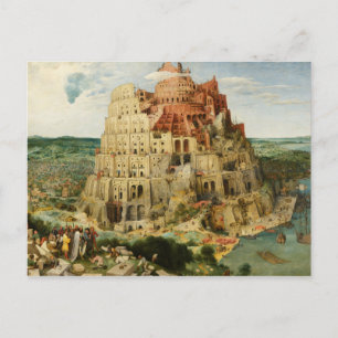 Pieter Bruegel de Ouder - de toren van Babel Briefkaart