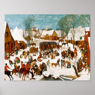 Pieter Bruegel de Ouder-Massacre van de Innocenten Poster