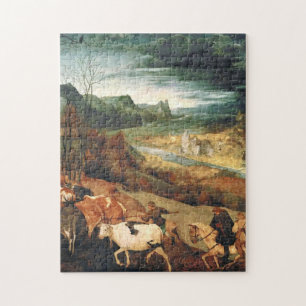 Pieter Bruegel de oudere - de terugkeer van de her Legpuzzel